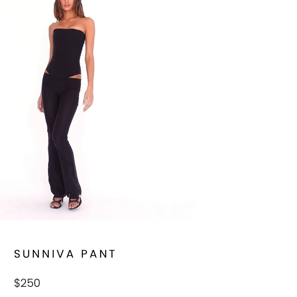 ARE YOU AM I Black Flare Jumpsuit